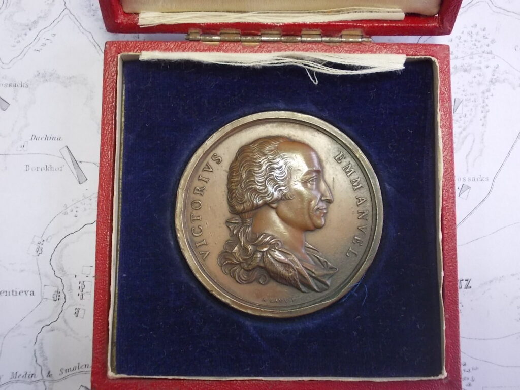 La medaglia nel suo astuccio originale